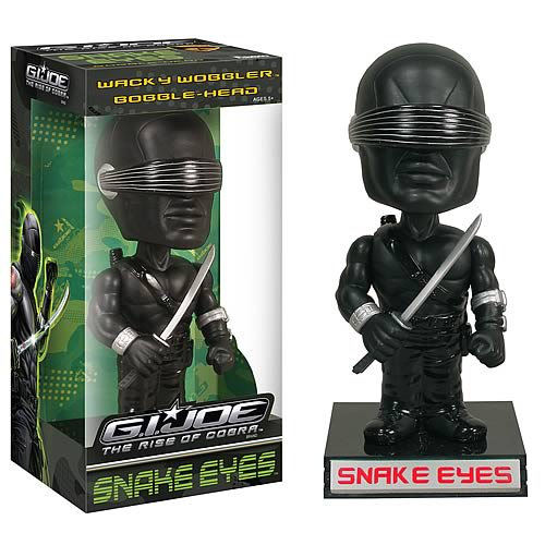 G.I. Joe Rise of Cobra Snake Eyes Bobble Head